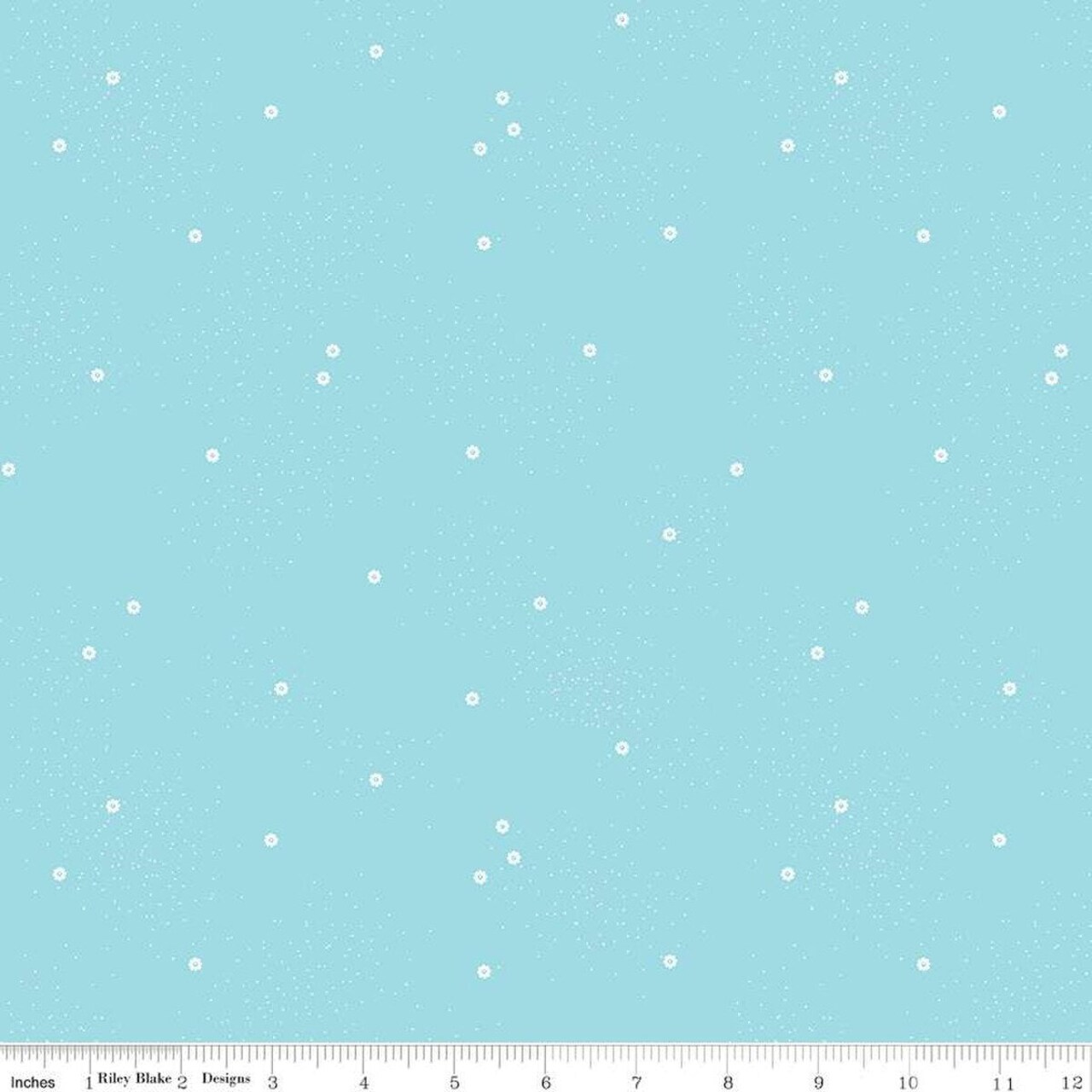 Fabric Riley Blake Waterfall Dainty Daisy 108" Wide Back by the Quarter Yard WB665-WATERFALL
